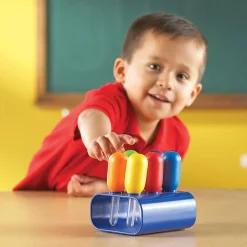 Primary Science Jumbo Eyedroppers with Stand | Fine Motor Skill Tools for Preschool STEM & Sensory Activities