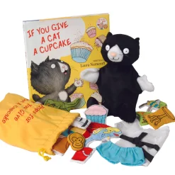 Puppet and Props and If You Give A Cat A Cupcake Book*
