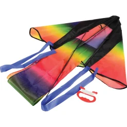 Rainbow Dragon Tail Kite | Easy-Fly Nylon Kite with 41