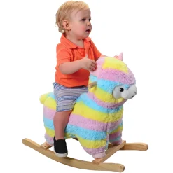 Rainbow Llama Rocker