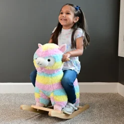 Rainbow Llama Rocker