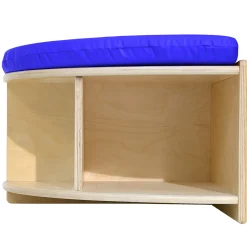 Read-A-Round Circle Bench | Cozy Classroom Seating with Storage & Cushioned Comfort