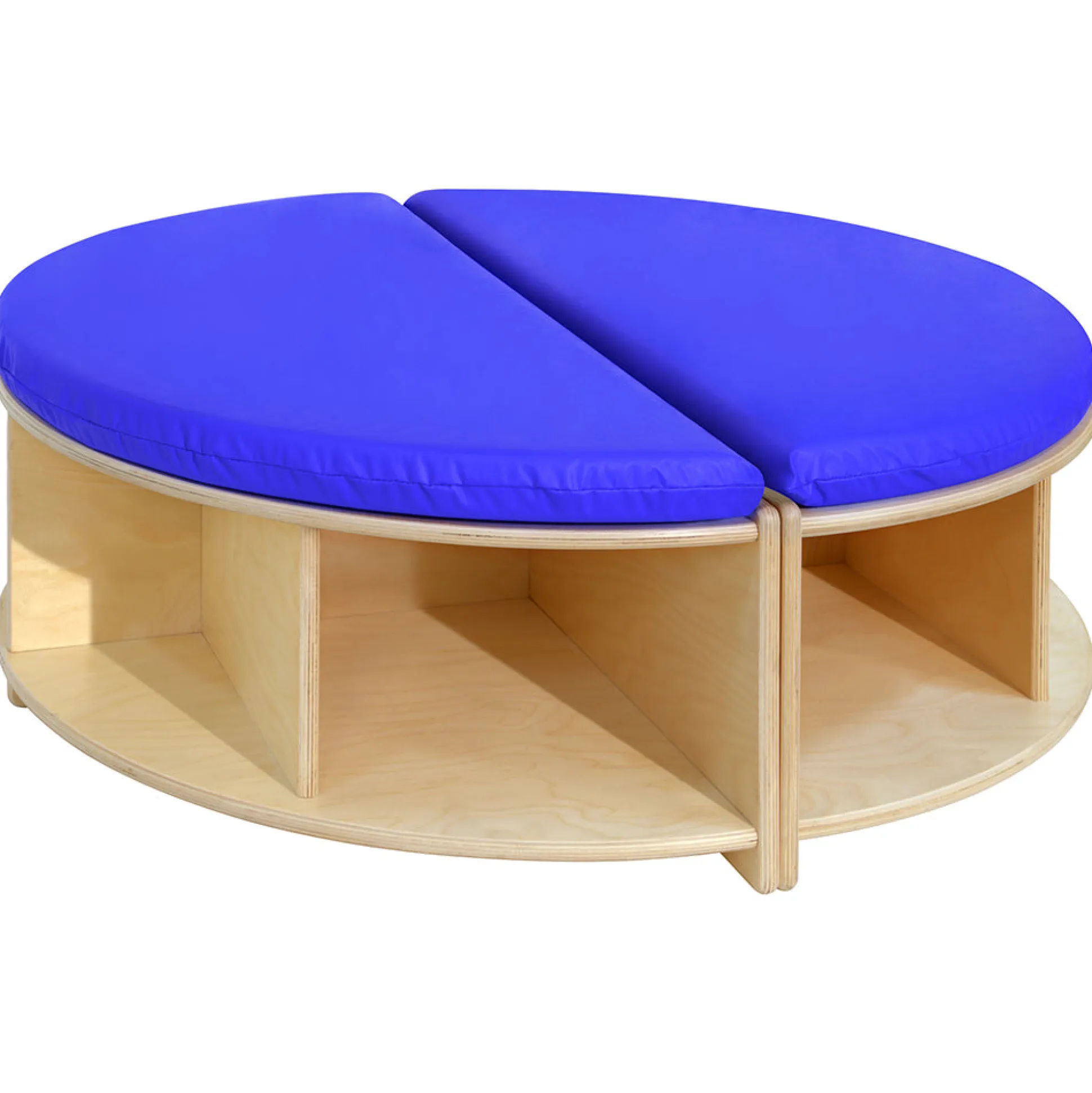 Read-A-Round Circle Bench | Cozy Classroom Seating with Storage & Cushioned Comfort