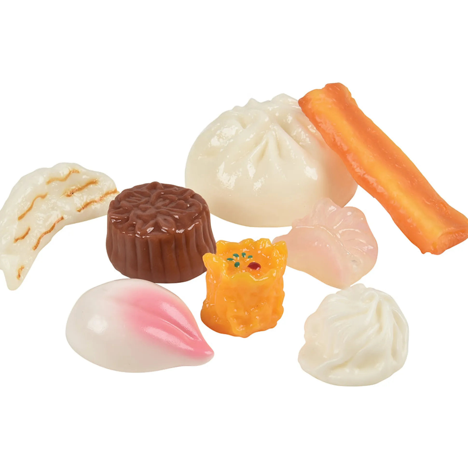 Realistic Dim Sum Play Food Set – 8-Piece Pretend Asian Cuisine for Kids