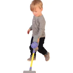 Realistic Handheld Pretend Vacuum with Attachments – Preschool Dramatic Play Cleaning Set