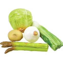 Realistic Play Vegetables Set | 5-Piece Life-Size Pretend Food