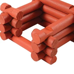 Real Wooden Pioneer Logs - 200 Pieces