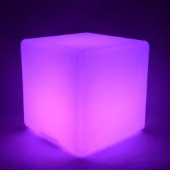 Rechargeable LED Color-Changing Light Cube | Sensory Play, Seating & Calming Classroom Light