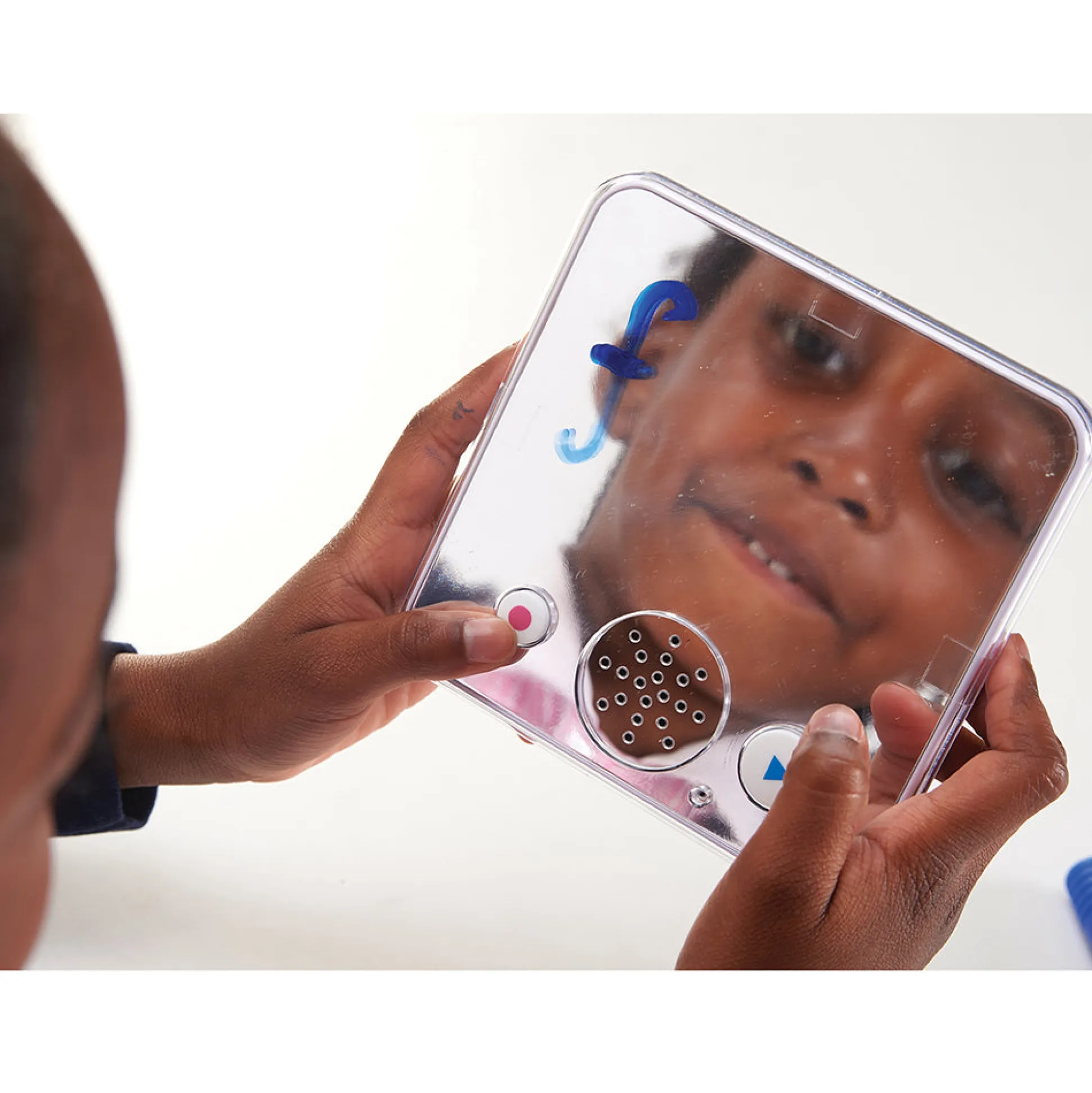 Recordable Sound Bank Mirror | 30-Second Playback & Dry Erasable Cover
