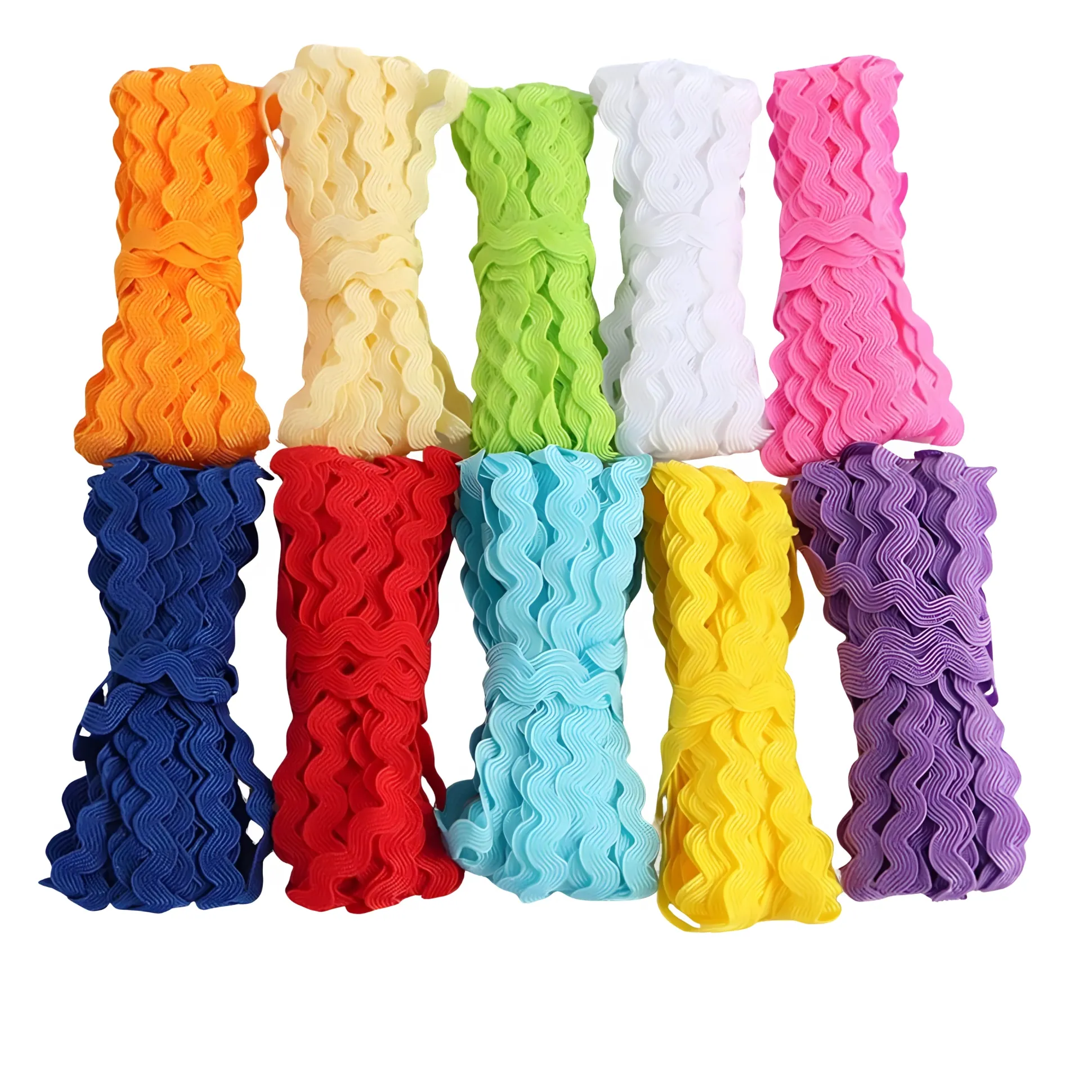 Rick Rack Craft Ribbon - 10 Pieces