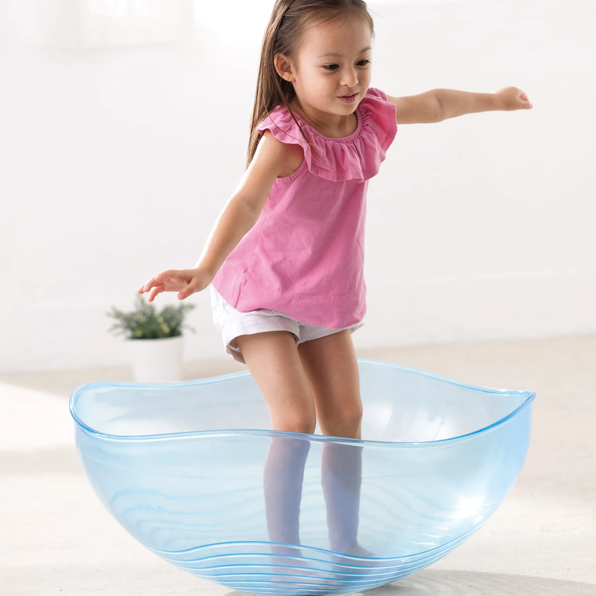 Rocking Balance Bowl | Sensory Movement & Balance Bowl with Rippled Interior