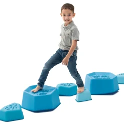 Rocking Balance Ice Stepping Stones | 6-Piece Anti-Slip Active Play Set