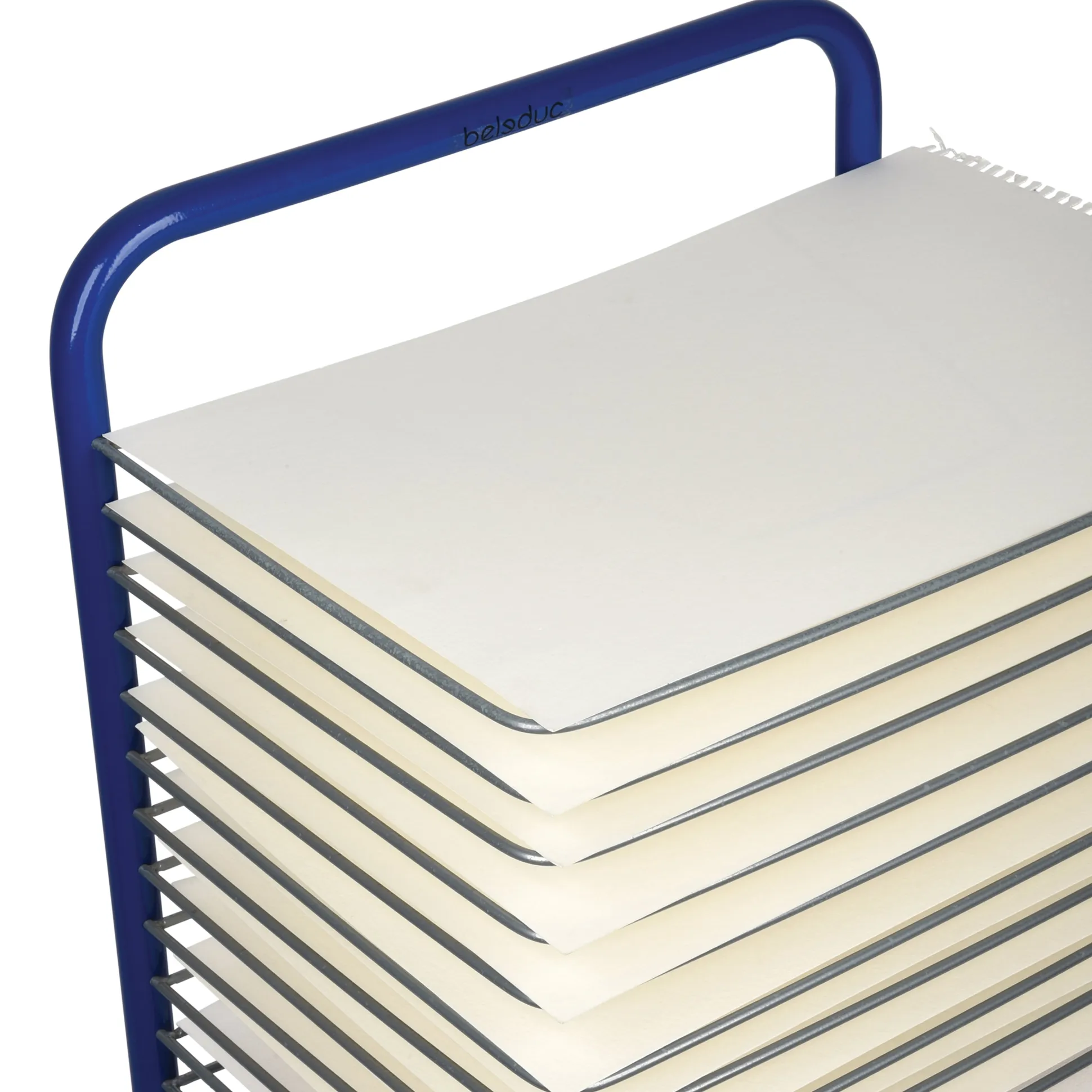 Rolling Art Drying Rack with 24 Wire Shelves