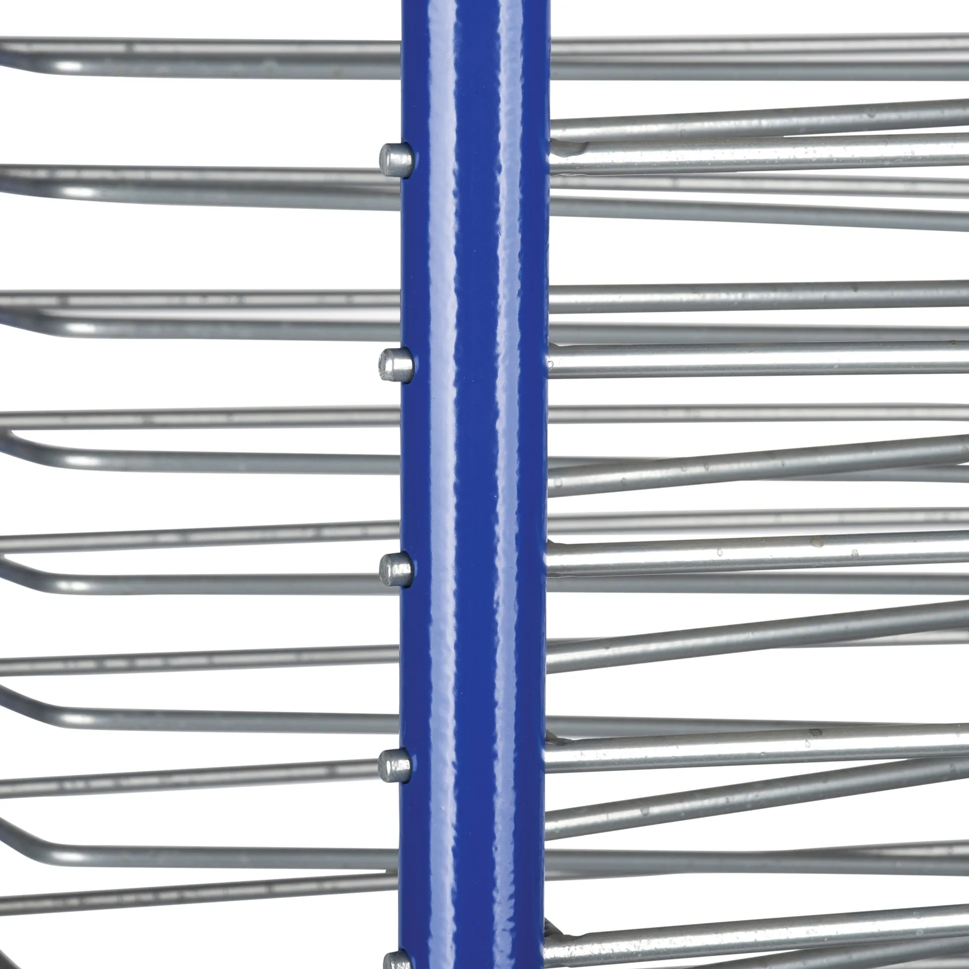 Rolling Art Drying Rack with 24 Wire Shelves