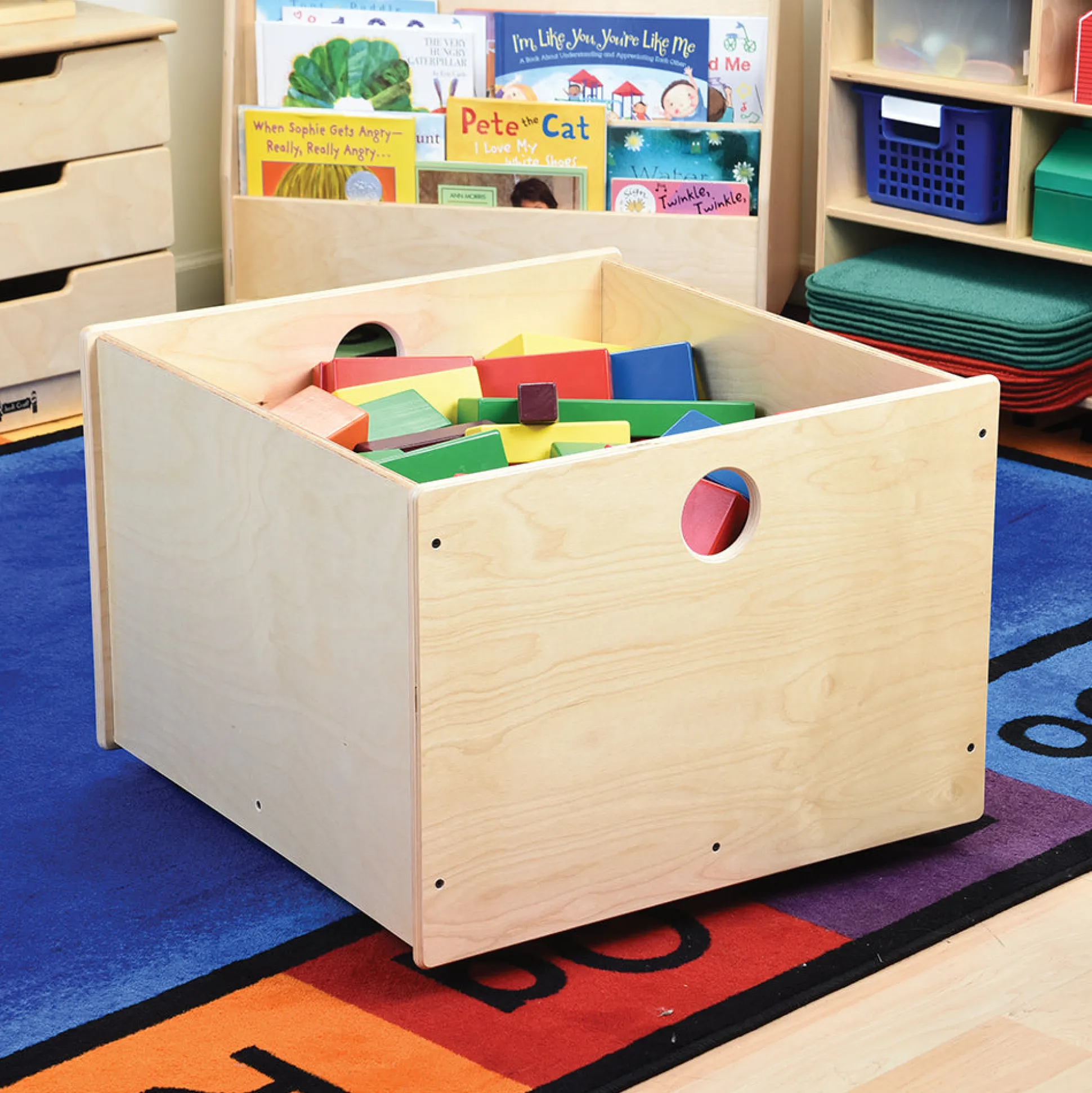 Rolling Block Storage Cart