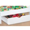 Roll-Out Storage Bin - White Melamine