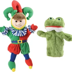 Royal Hand Puppet Play Set | Set of 6 with Prince, Princess, Wizard, Dragon & More