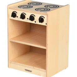 Safe-Play Eco-Friendly Toddler Toy Kitchen | 3 Piece Set