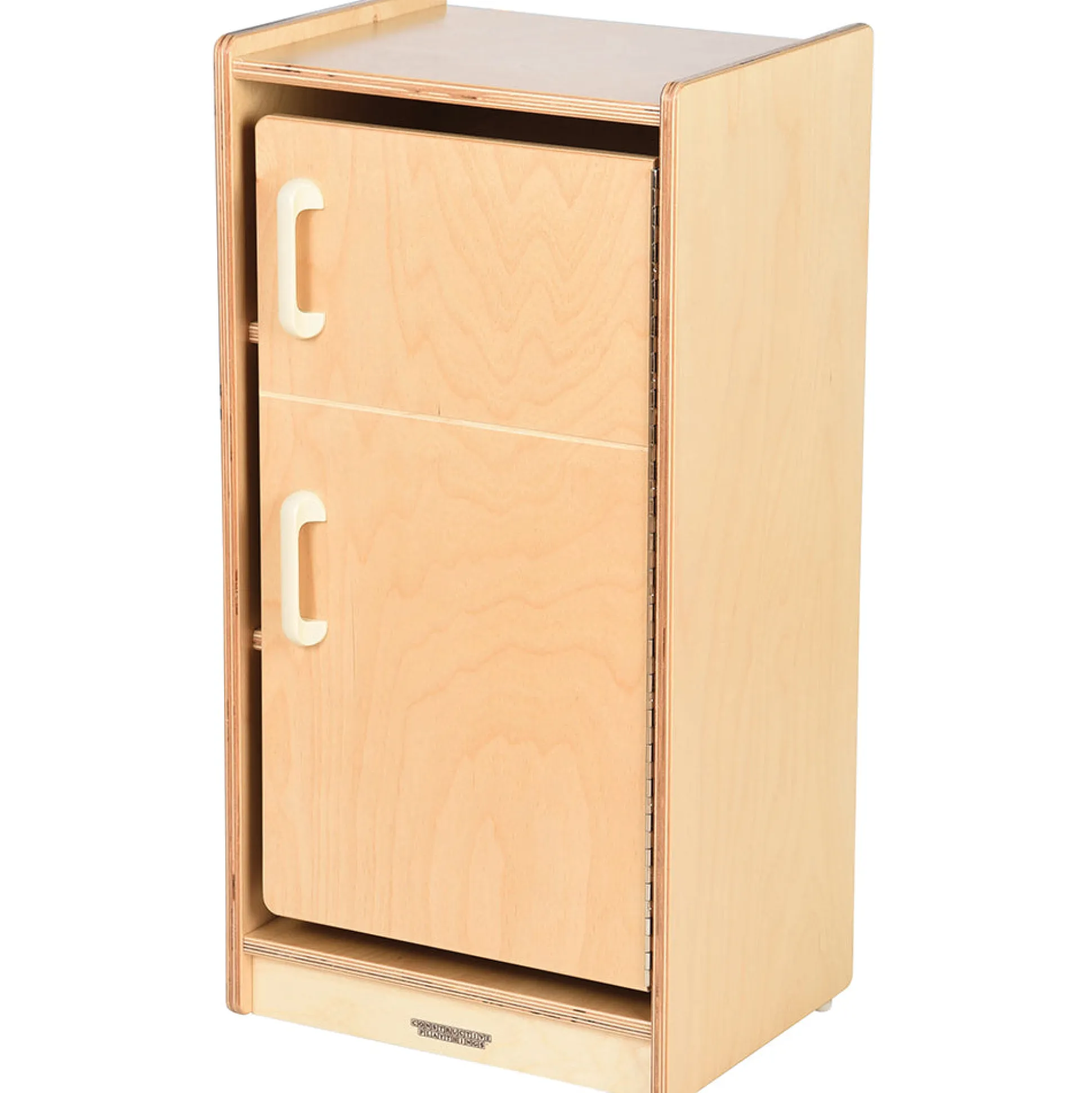 Safe-Play Eco-Friendly Wooden Toddler Refrigerator