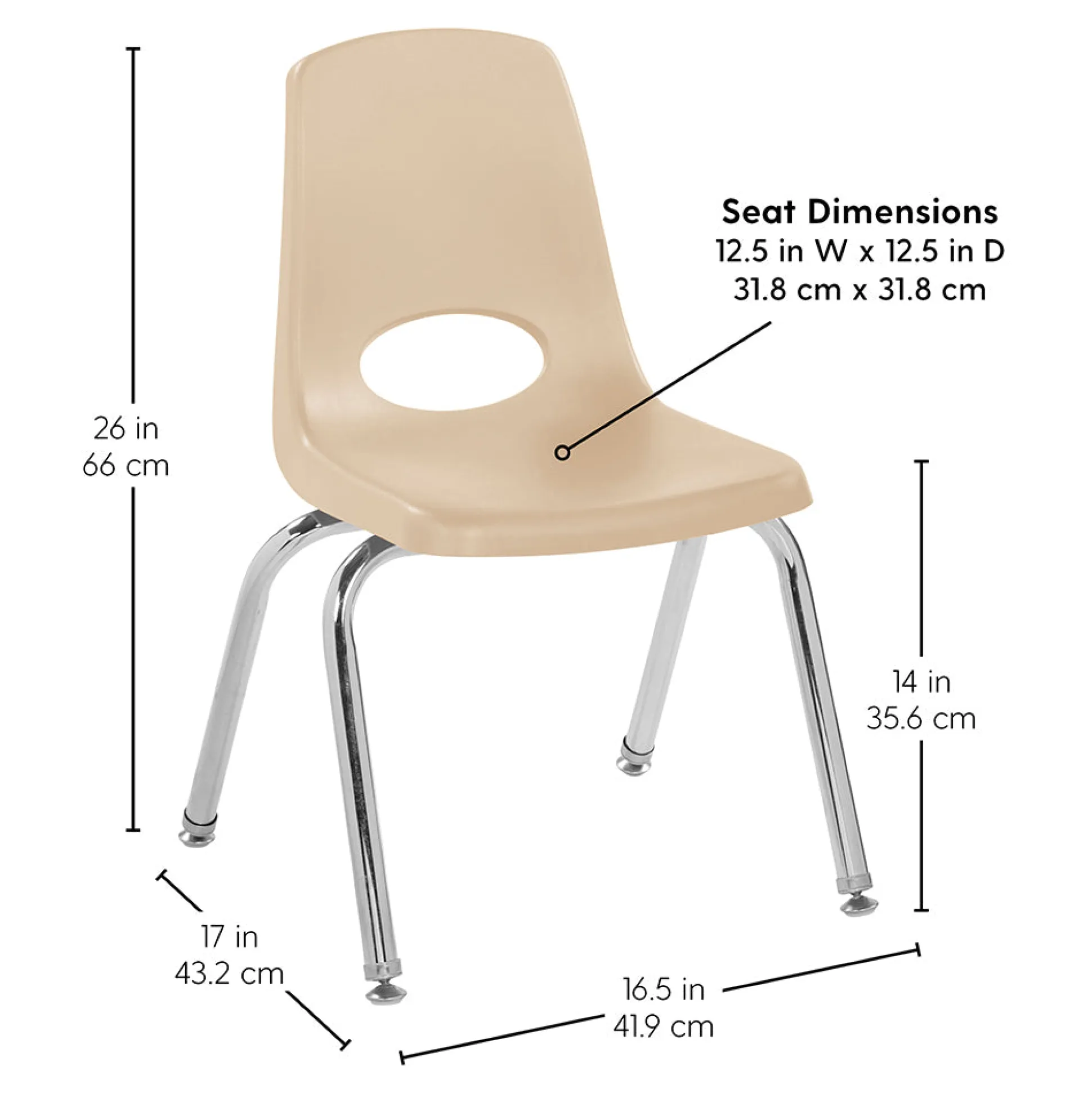 14" Sand Chairs - Set of 4