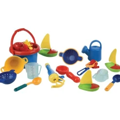Sand & Water Table Play Set with Funnels, Scoops & Boats