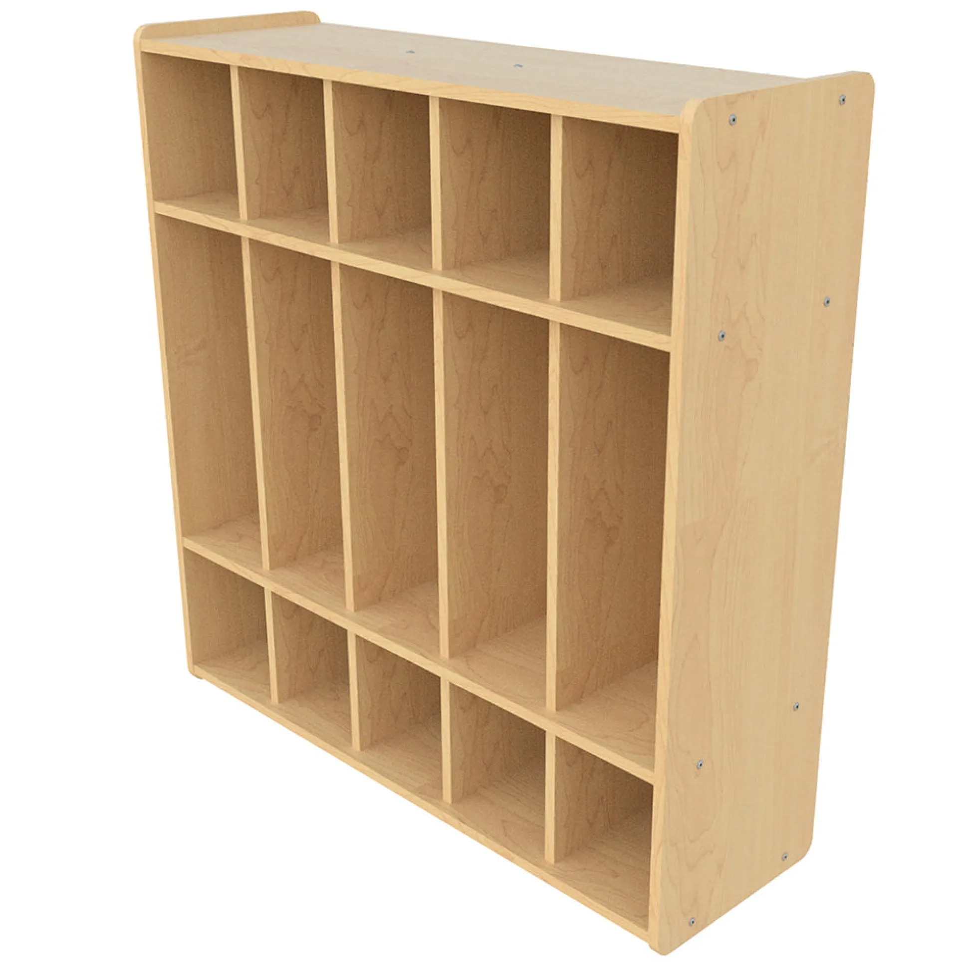 5-Section Preschool Locker & Basket Organization Center