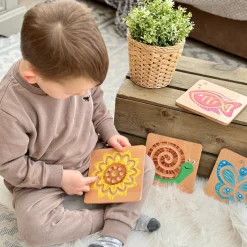 Sensory Calming Trails Tactile Board Set | Nature-Themed Mindfulness & Finger Tracing Sensory Toys