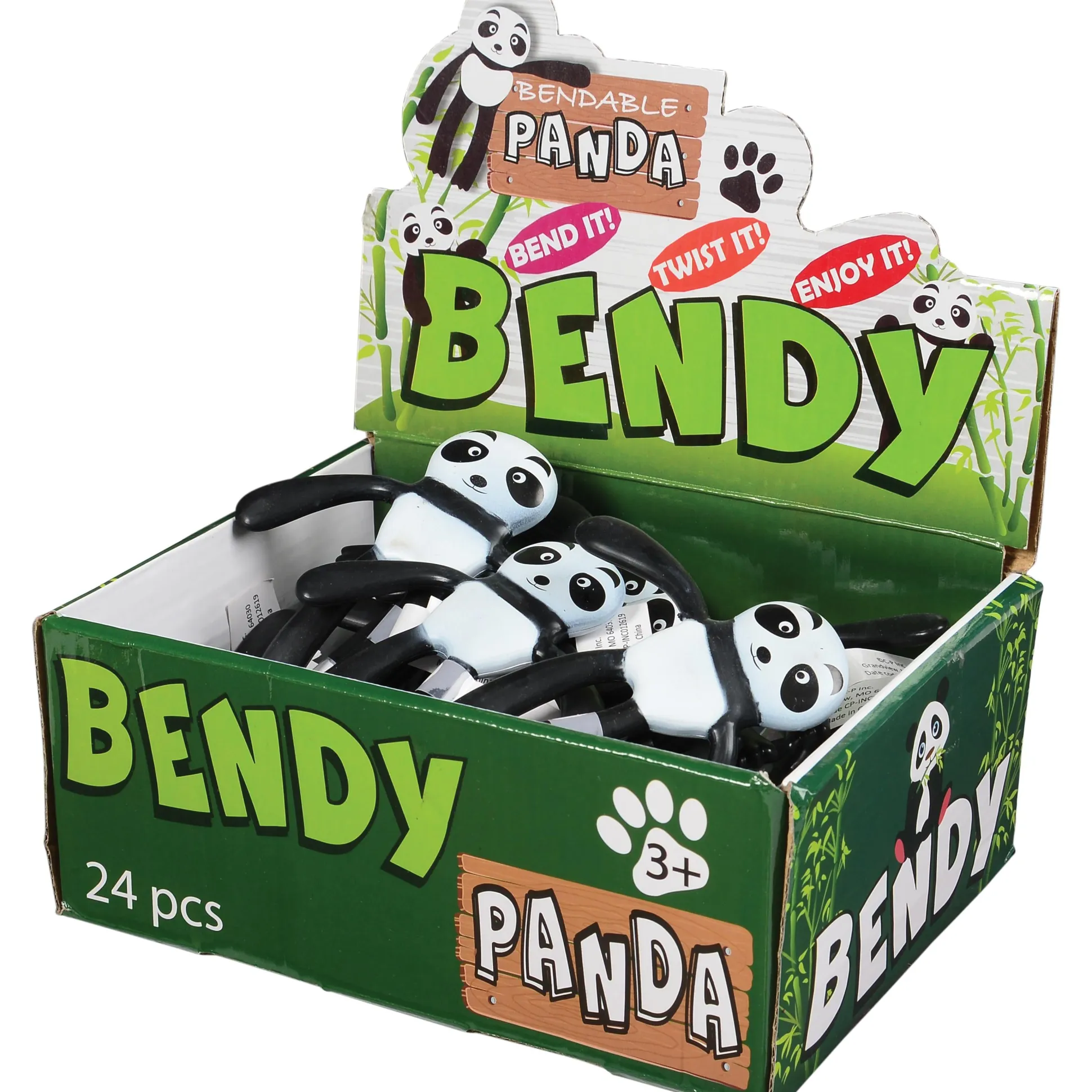 Sensory Fidget Bendy Pandas – Set of 24