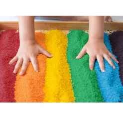 Sensory Rice Multi-Color Sensory Bin Filler & Craft Material | 6 Color Textured Rice Set