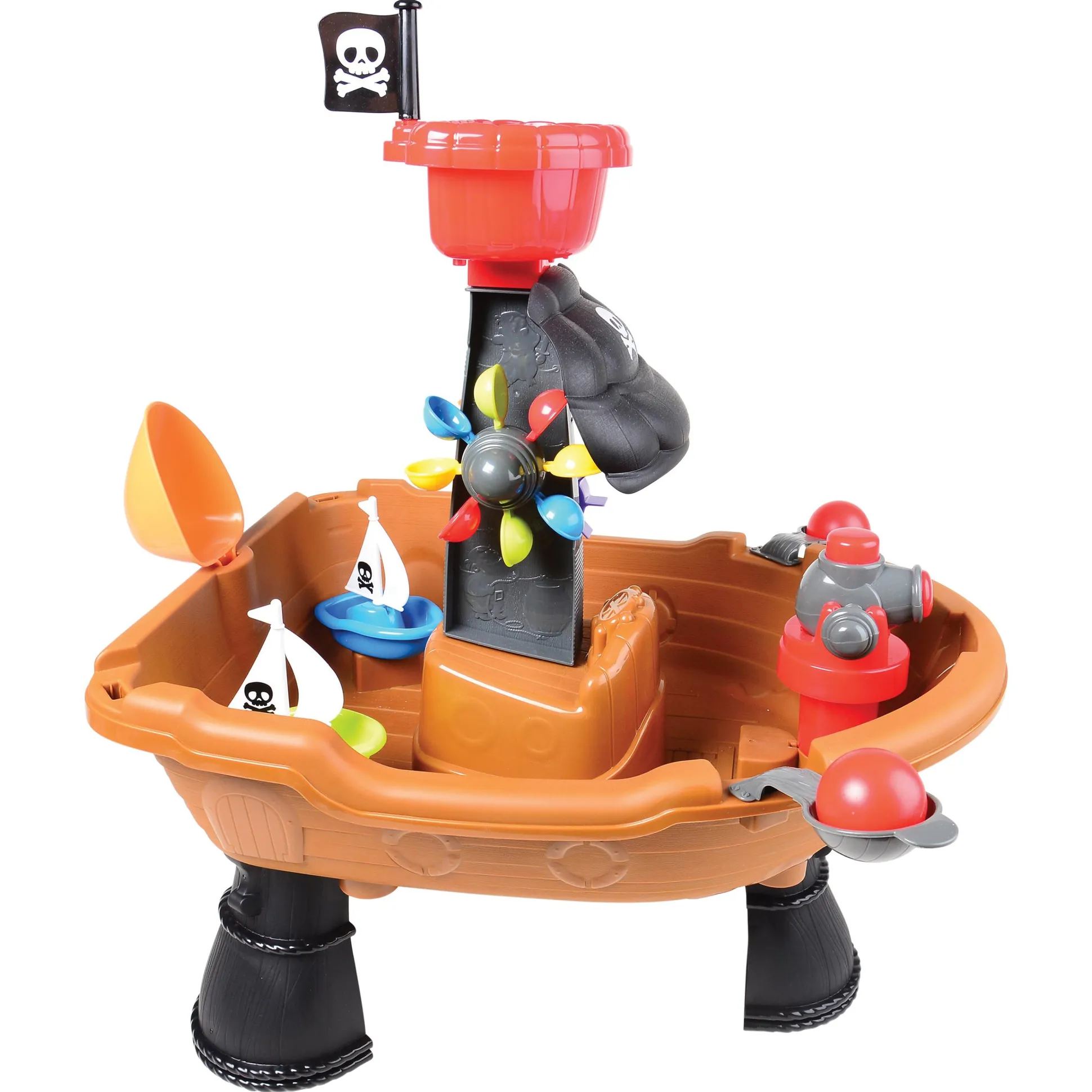 Sensory Voyage Sand & Water Table – Indoor/Outdoor Ship-Themed Water Play Table for Toddlers 18+ Months