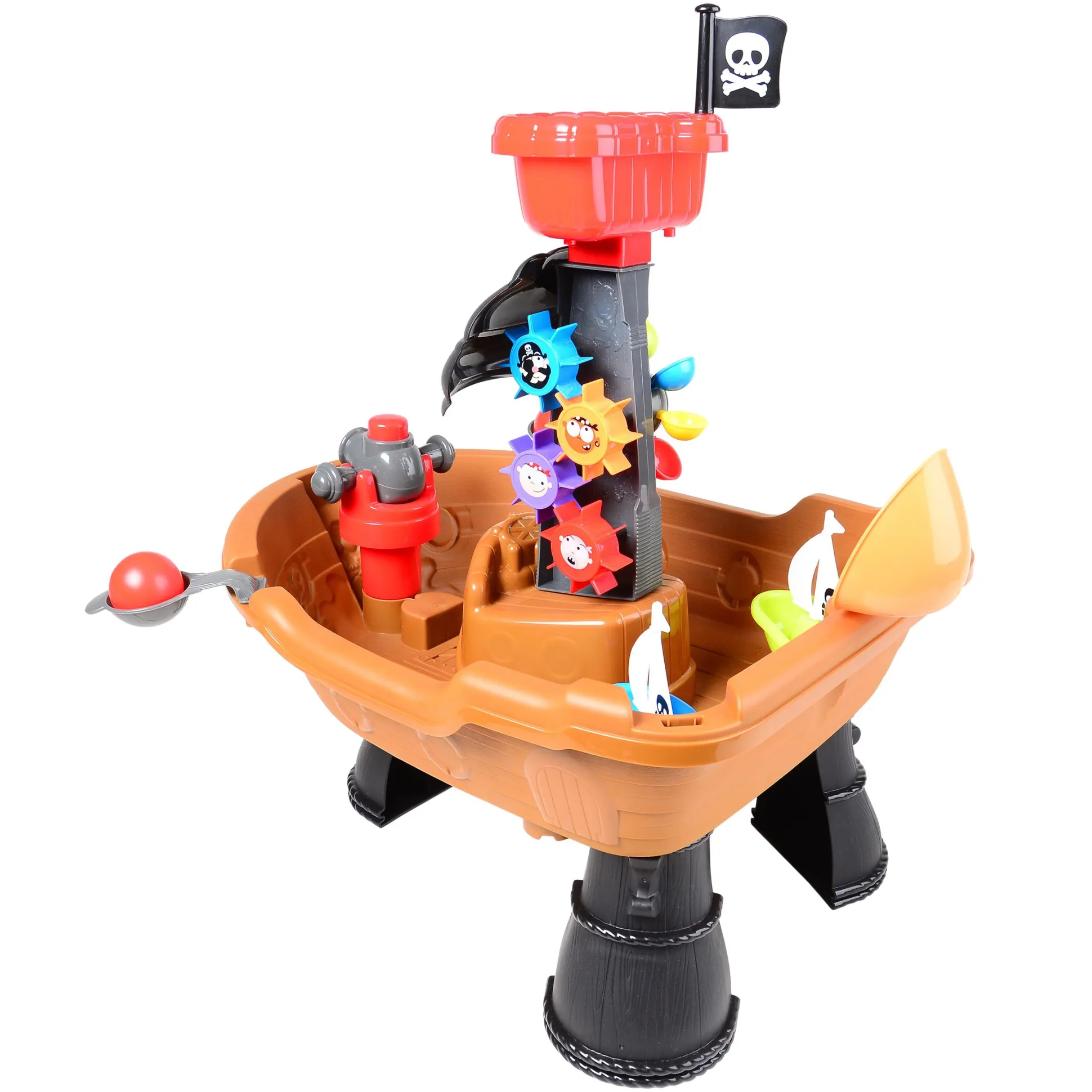 Sensory Voyage Sand & Water Table – Indoor/Outdoor Ship-Themed Water Play Table for Toddlers 18+ Months