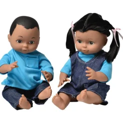 Set of Ten Ethnic Dolls