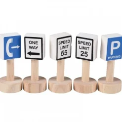 Set Of Traffic Signs & Lights 14 Pcs