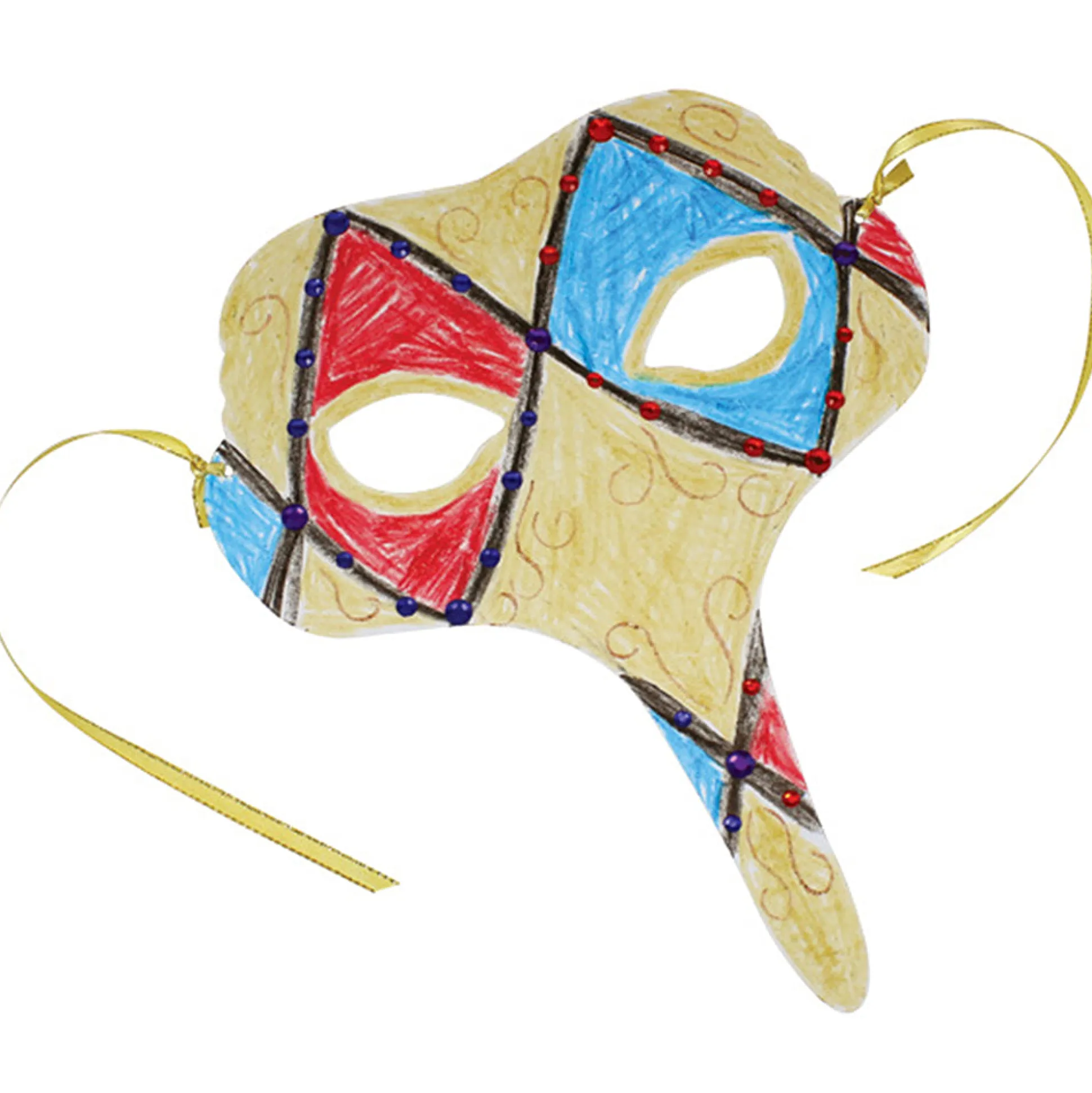 Shakespeare Designed Blank Masks for Decorating