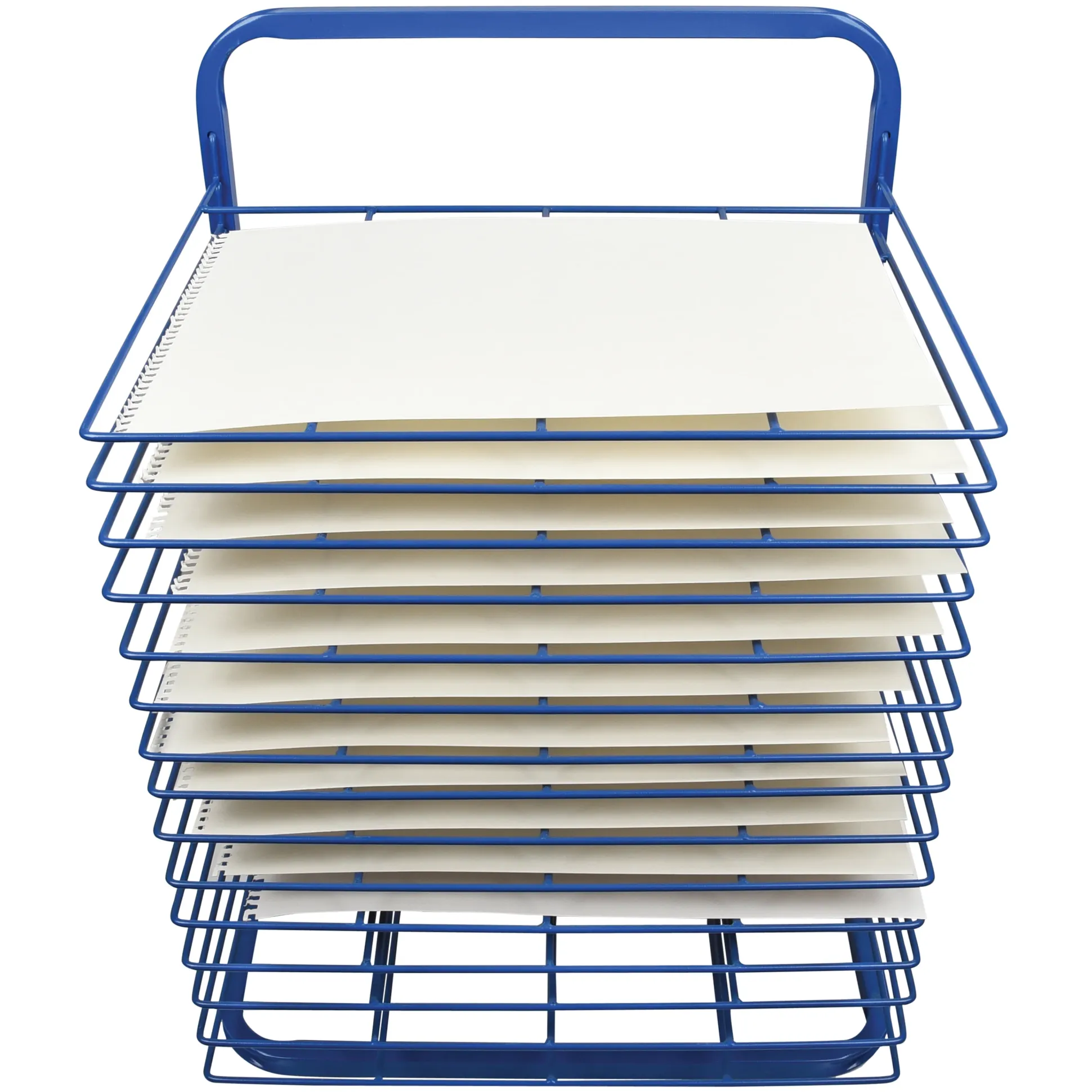 15-Shelf Sturdy Paint Classroom Drying Rack | Sturdy Powder-Coated Wire | Free-Standing
