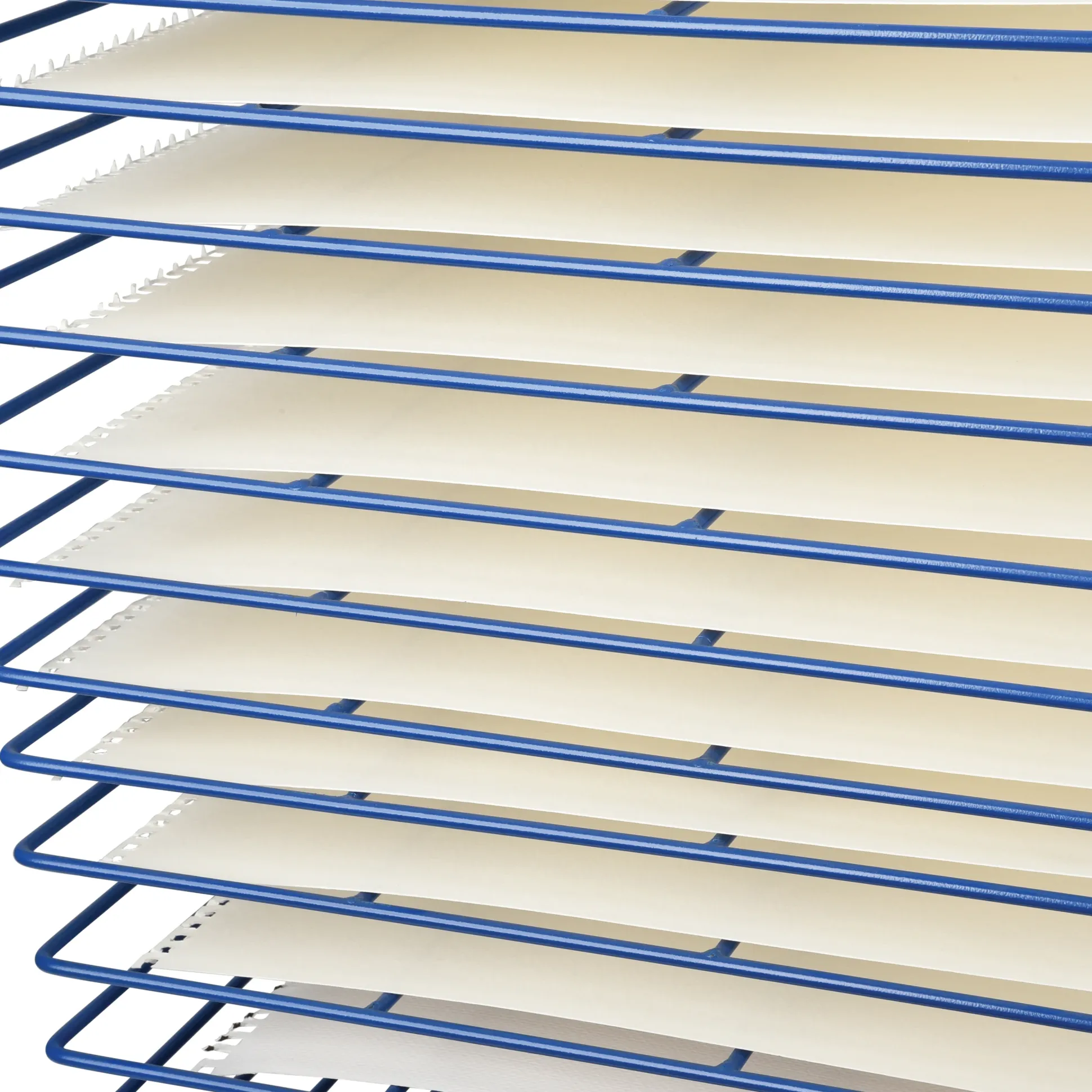 15-Shelf Sturdy Paint Classroom Drying Rack | Sturdy Powder-Coated Wire | Free-Standing