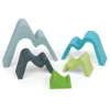 Silicone Mountain Stacker Toy | 5 Piece Soft Stacking & Teething Toy