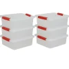 Snap Handle Storage Totes – Set of 6