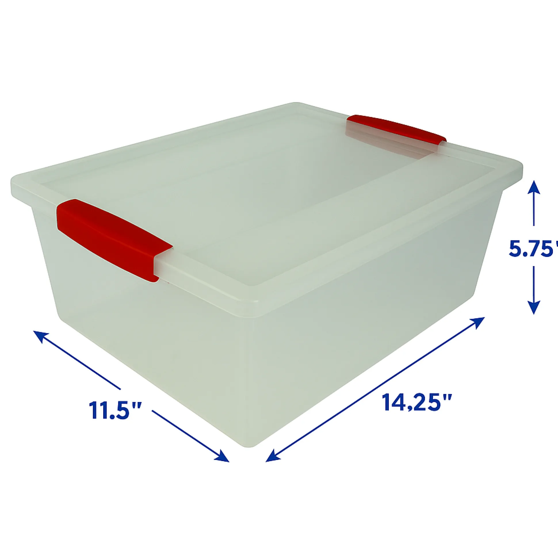 Snap Handle Storage Totes – Set of 6