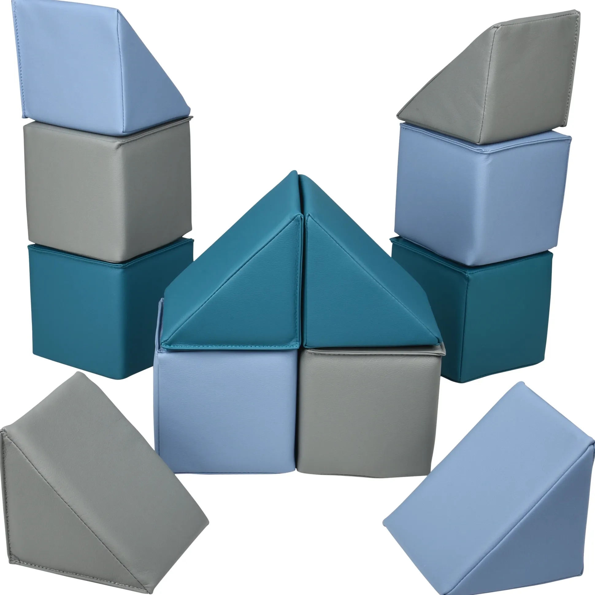 Soft Play Block Set | 12-Piece Colorful Stacking & Sorting Toy