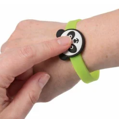 Soft Touch Rubber Panda Sensory Comfort Bracelet – Set of 12