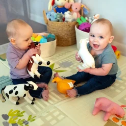 Soft Vinyl Farm Animal 5-Piece Set | Durable, Wipe-Clean Pretend Play Toys