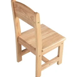 Solid Hardwood Child-Sized Chair | 10" Seat Height, Durable & Safe Classroom Seating