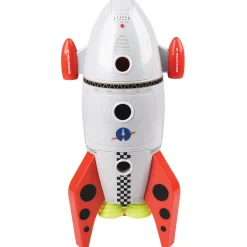 Space Mission Rocket Ship Playset with Sounds | 7-Piece Astronaut & Alien Adventure Set