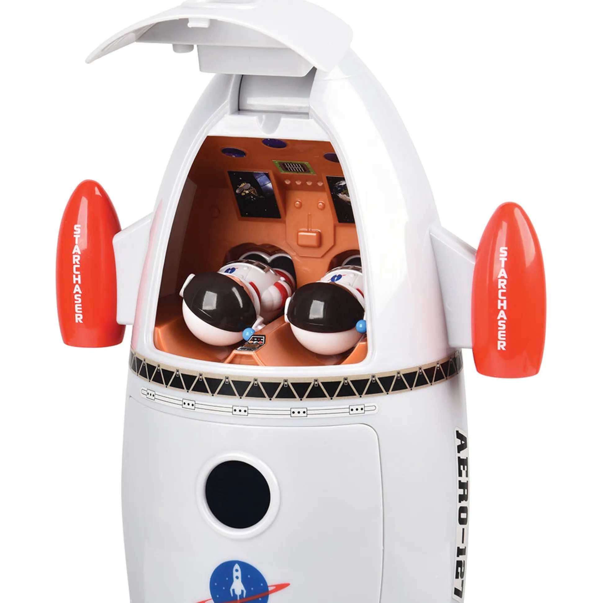 Space Mission Rocket Ship Playset with Sounds | 7-Piece Astronaut & Alien Adventure Set