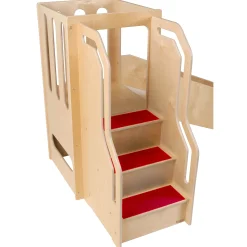 Space-Saver Toddler Wooden Activity Center
