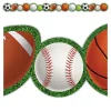 Sports Die-Cut Bulletin Board Border Trim, 12-Pack