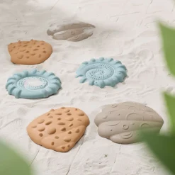 Squishy Tactile Shells Sensory Stepping Set | Textured Balance & Foot Therapy Stones with Multiple Firmness Levels