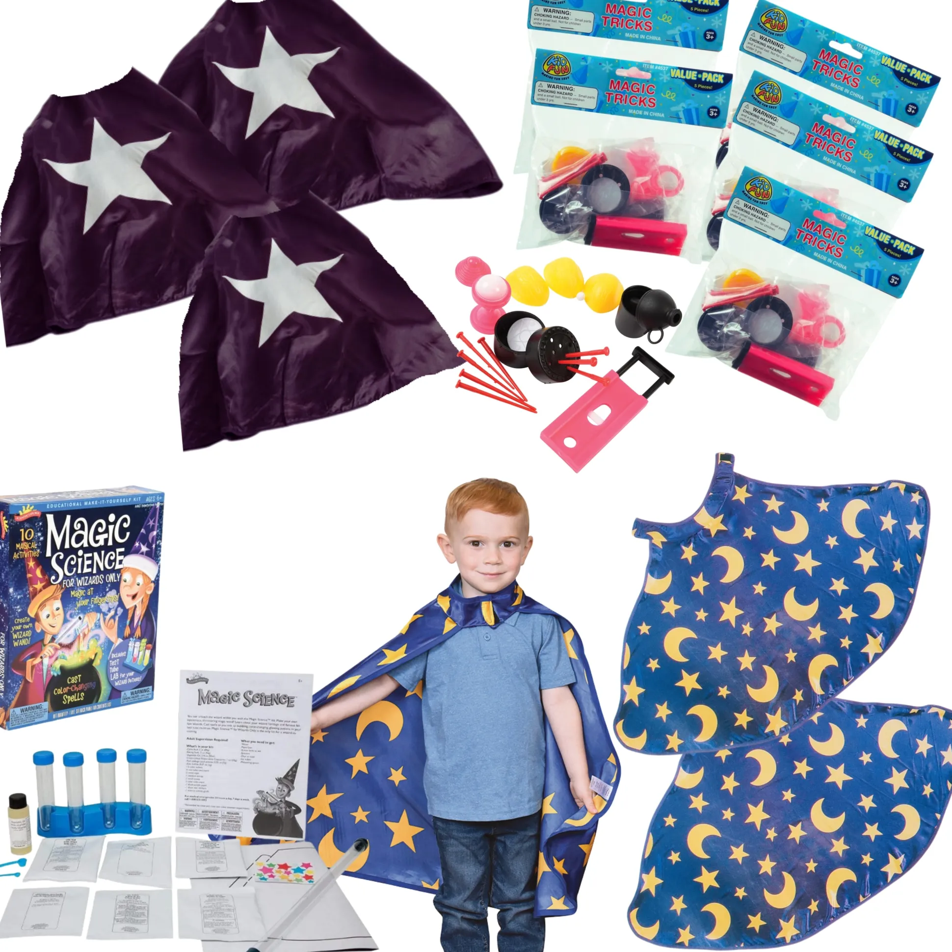 STEM Camp Magic Adventure Bundle | Interactive Science Experiment, Magic Trick & Role-Play STEM Activity Kit