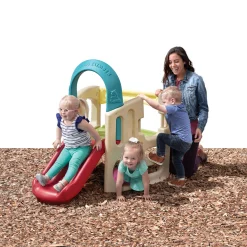 Step2 Panda Climber | All-in-One Outdoor Activity Gym with Slide & Tunnel